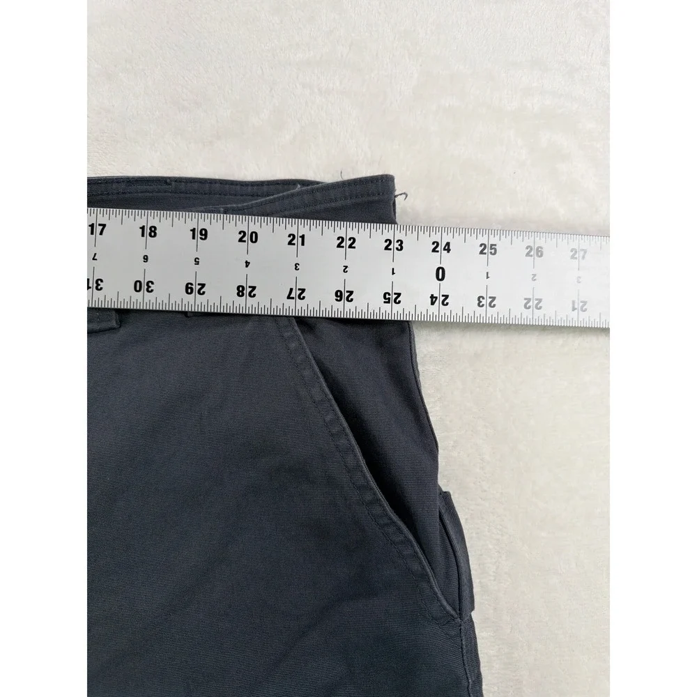 Duluth Trading Co Flex Fire Hose Cargo Relaxed Fit Cotton Gray Mens 48 Rugged